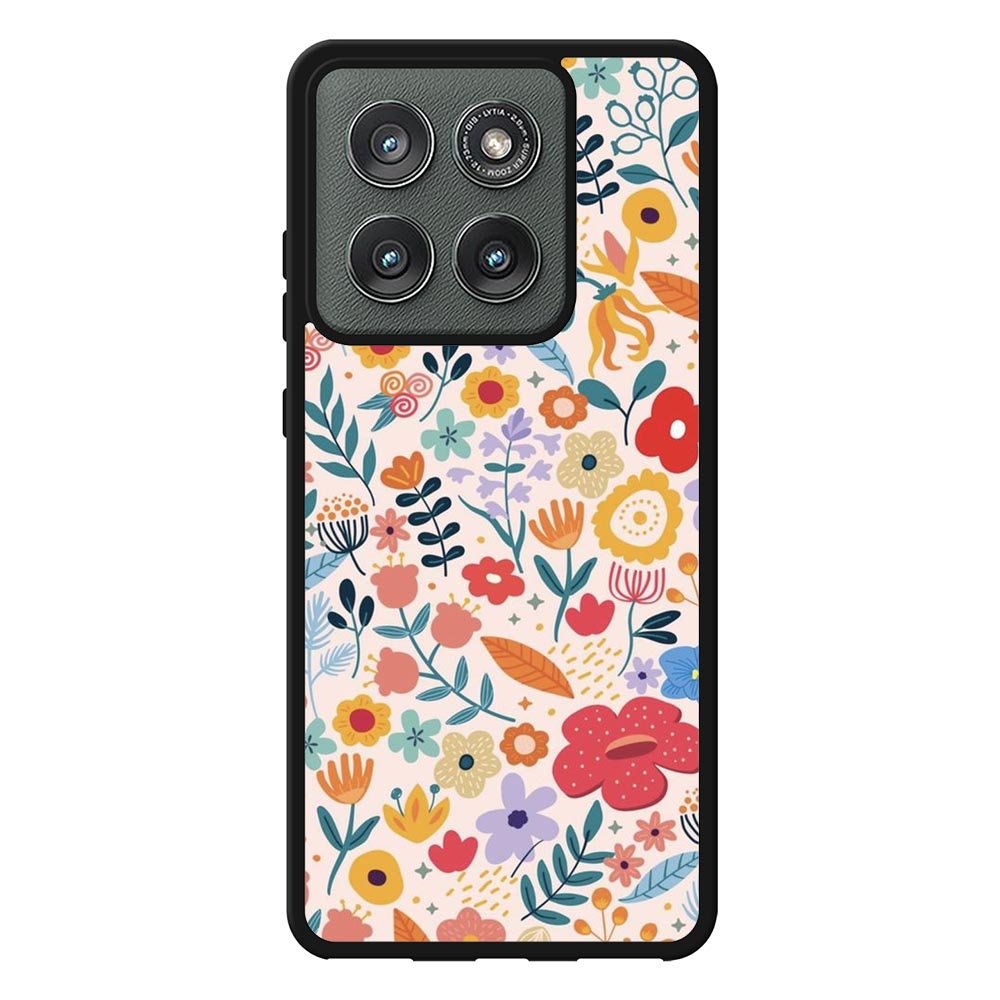 Flower pattern Motorola Moto Edge 2025 Case FE0273