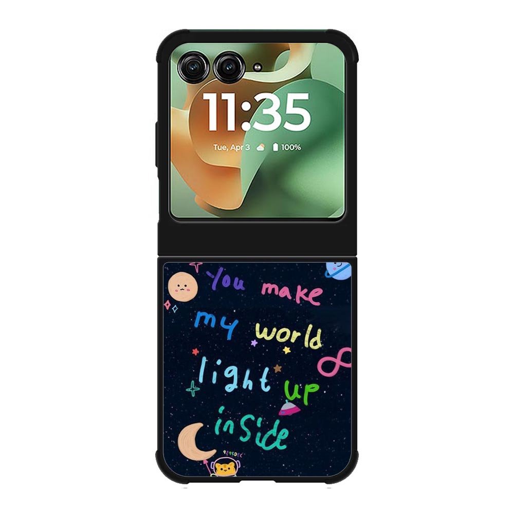 you make my world Motorola Moto RAZR 2025 Case FE0665