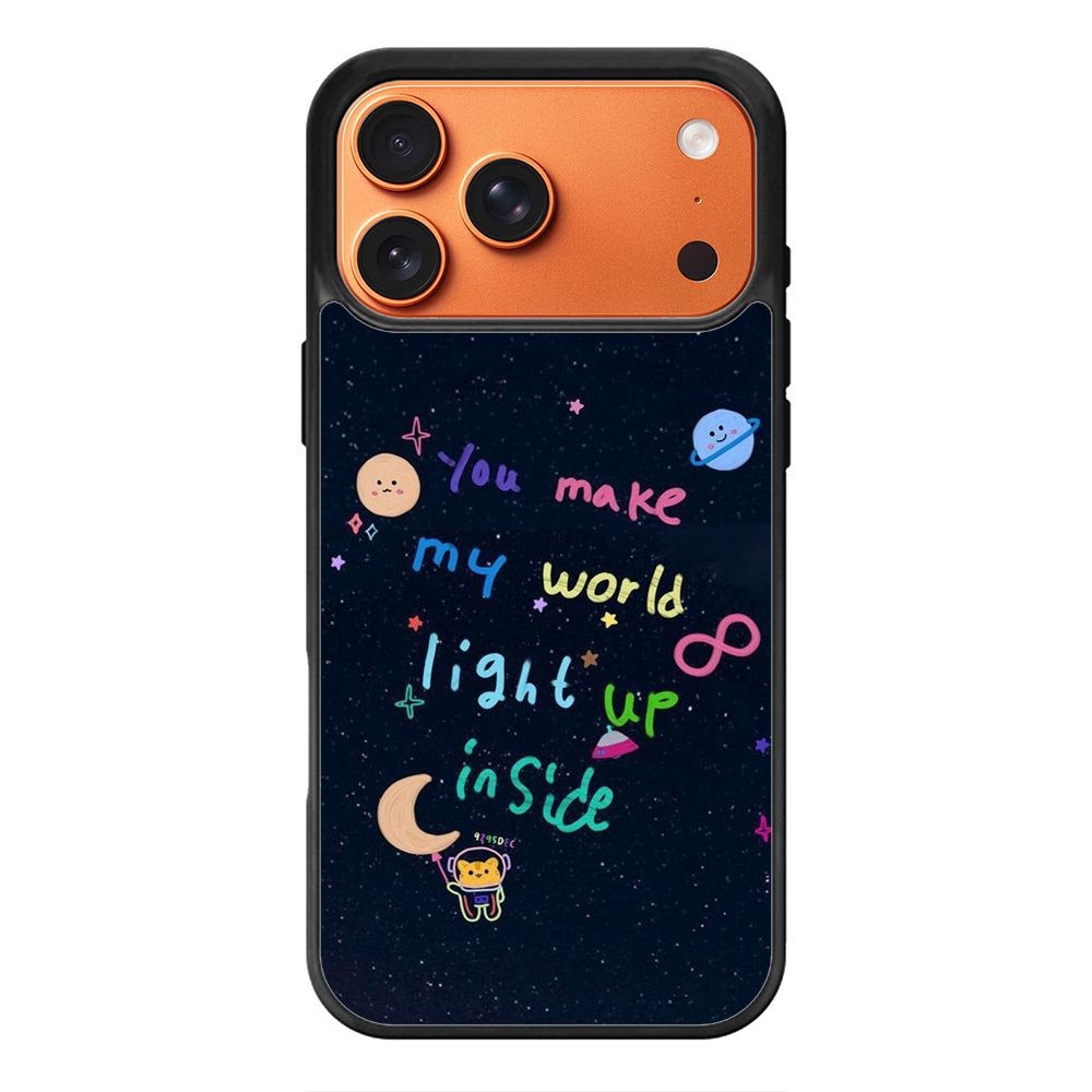 you make my world iPhone 17 Pro Max Case FE0665