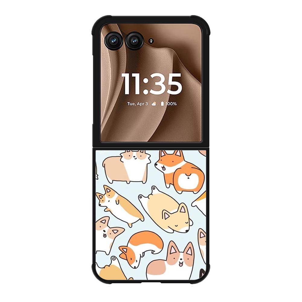 Dog pattern Motorola Moto RAZR Plus 2025 Case FE0209