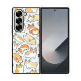 Dog pattern Samsung Galaxy Z Fold 7 5G Case FE0209