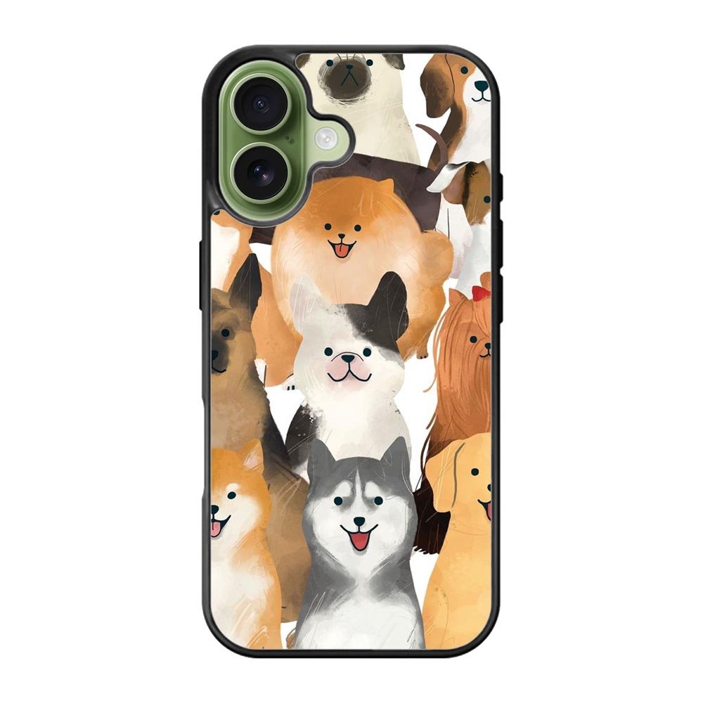 All dog art iPhone 17 Case FE0026