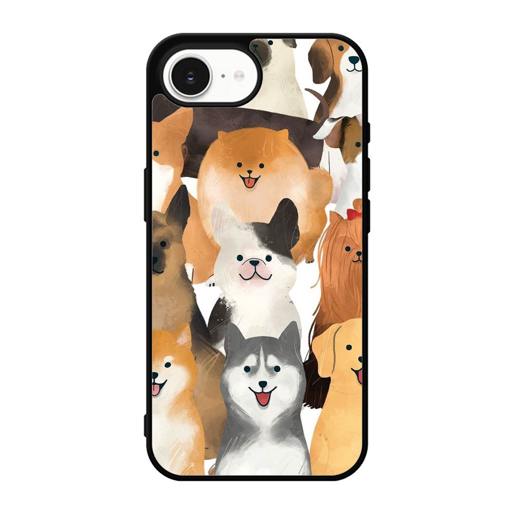 All dog art iPhone 17e Case FE0026