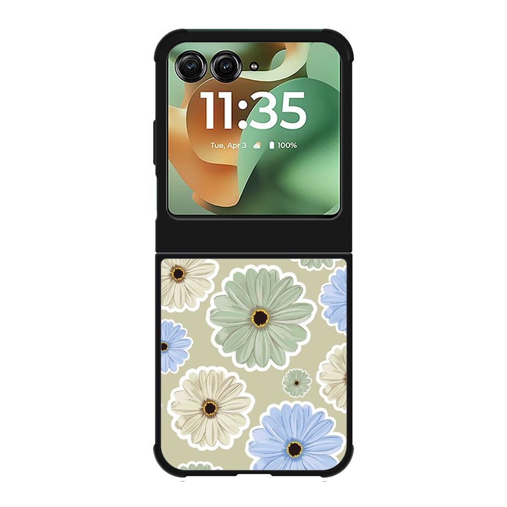 Flower pattern Motorola Moto RAZR 2025 Case FE0274