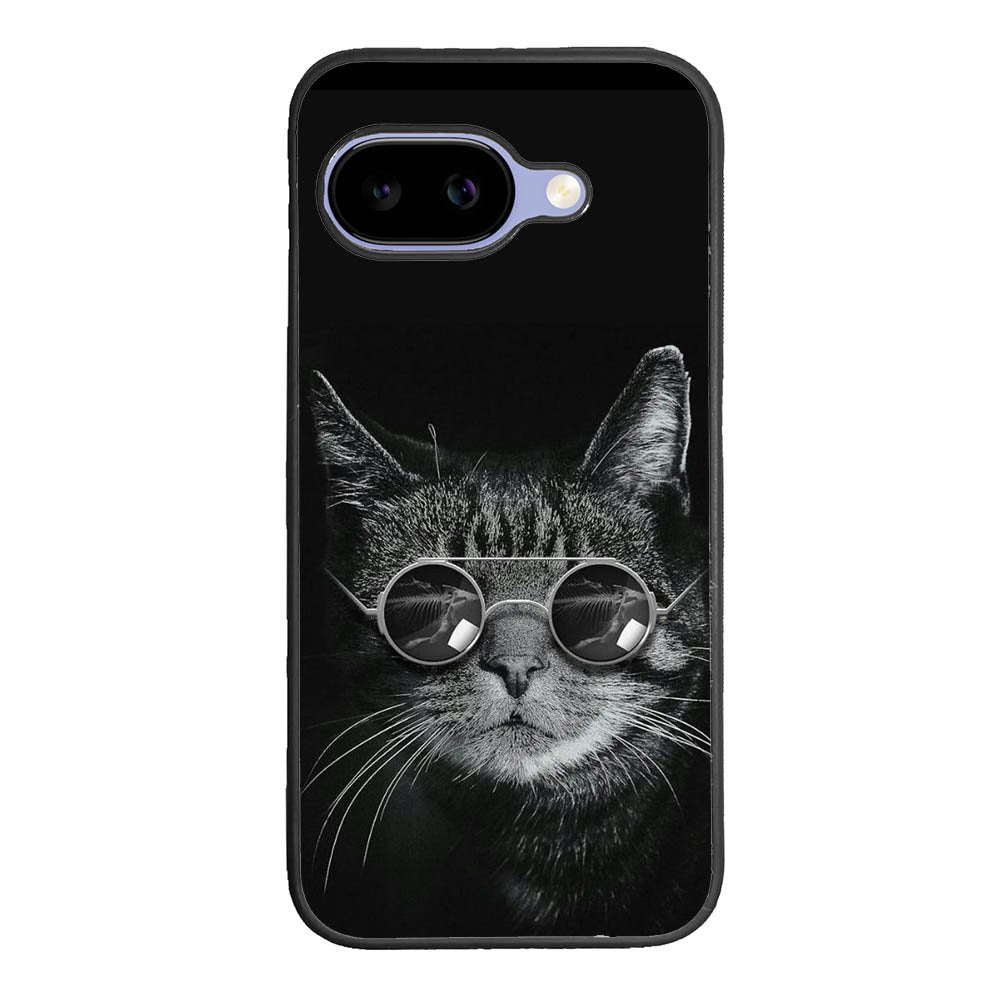 Cat art black Google Pixel 10A Case FE0131