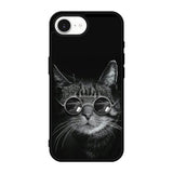 Cat art black iPhone 17e Case FE0131