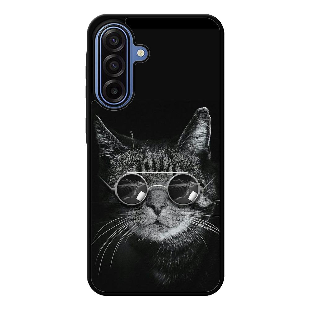 Cat art black Samsung Galaxy A17 Case FE0131