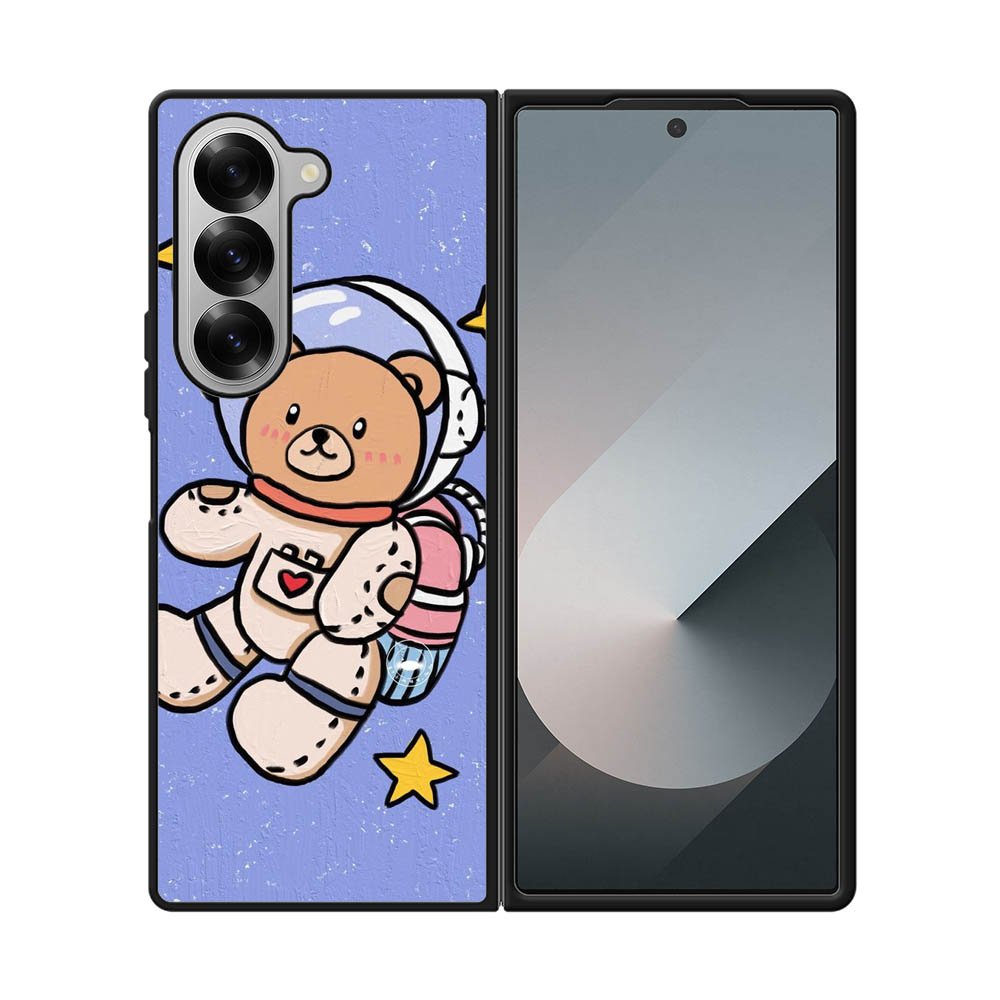 Bear astronot Samsung Galaxy Z Fold 7 5G Case FE0067