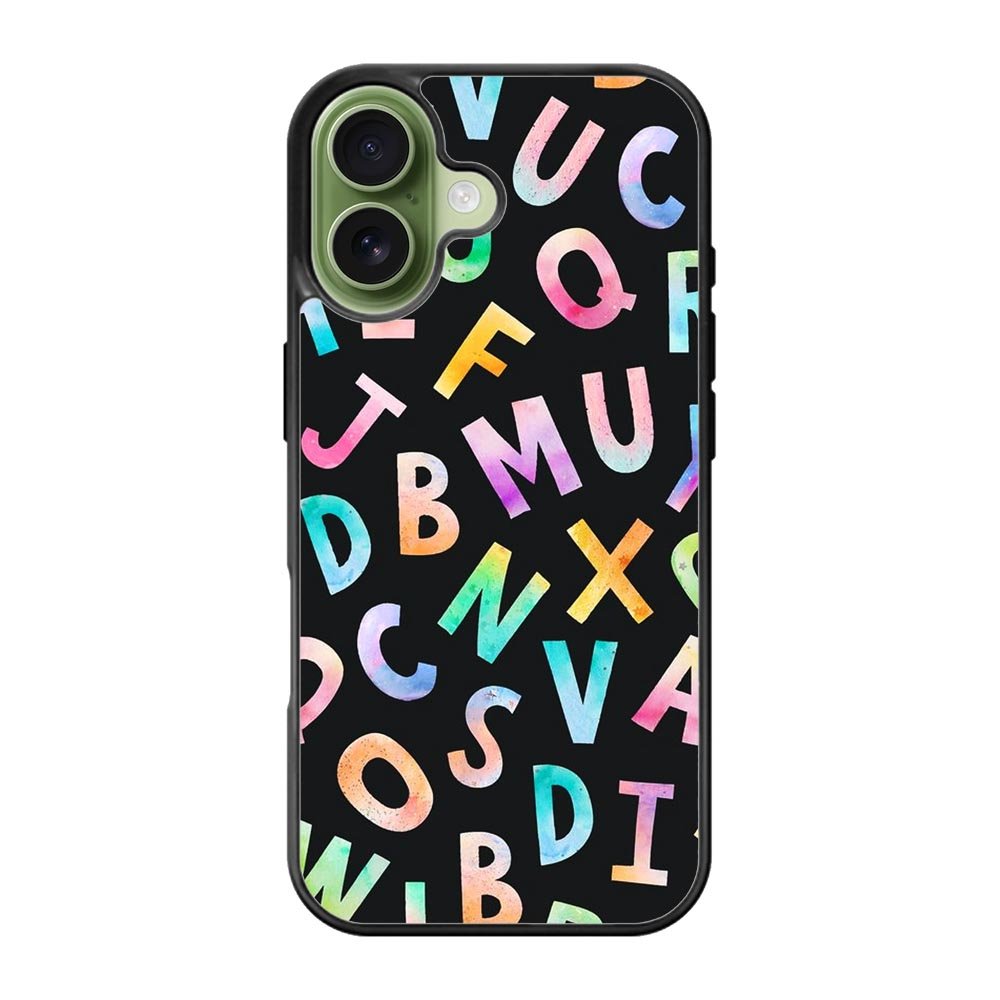alfabet art iPhone 17 Case FE0020
