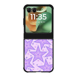 Star pattern violet Motorola Moto RAZR 2025 Case FE0592