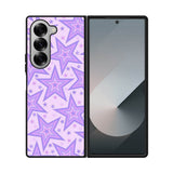 Star pattern violet Samsung Galaxy Z Fold 7 5G Case FE0592