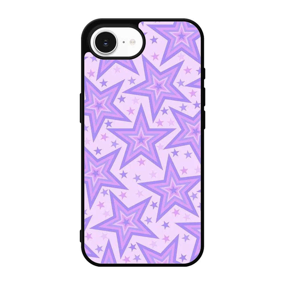 Star pattern violet iPhone 17e Case FE0592