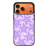 Star pattern violet iPhone 17 Pro Max Case FE0592