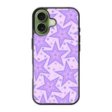 Star pattern violet iPhone 17 Case FE0592