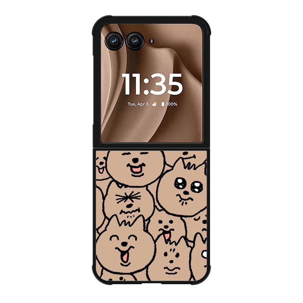 Face dog Motorola Moto RAZR Plus 2025 Case FE0249