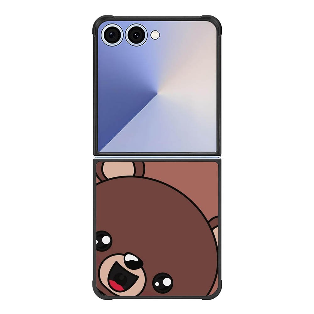 Bear brown FE0057 Samsung Galaxy Flip 7 5G Case