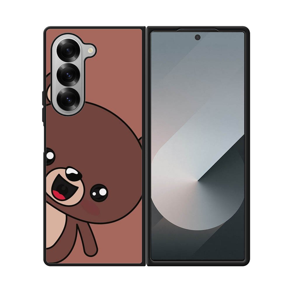 Bear brown FE0057 Samsung Galaxy Fold 7 5G Case