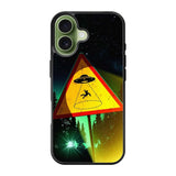 Alien Warning iPhone 17 Case FE0024