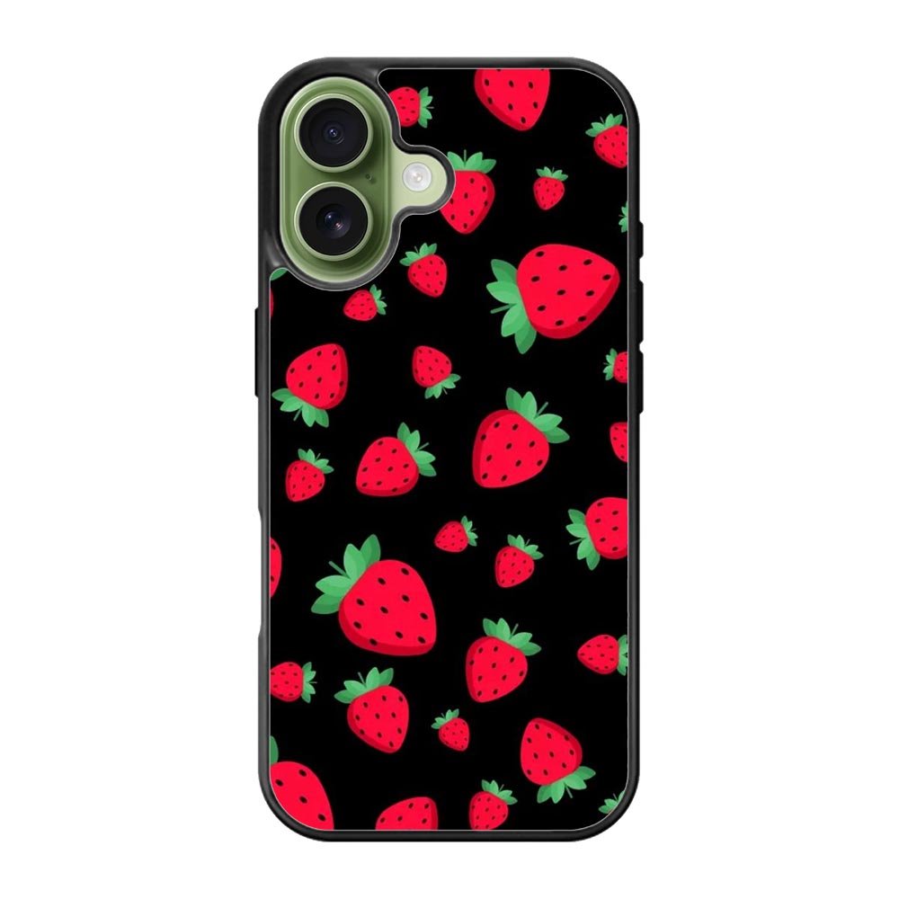 strawberry pattern iPhone 17 Case FE0597