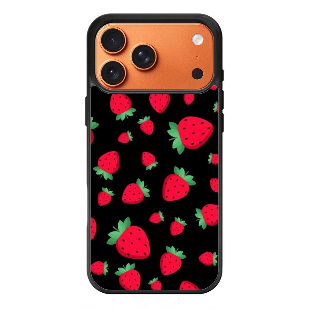 strawberry pattern iPhone 17 Pro Case FE0597