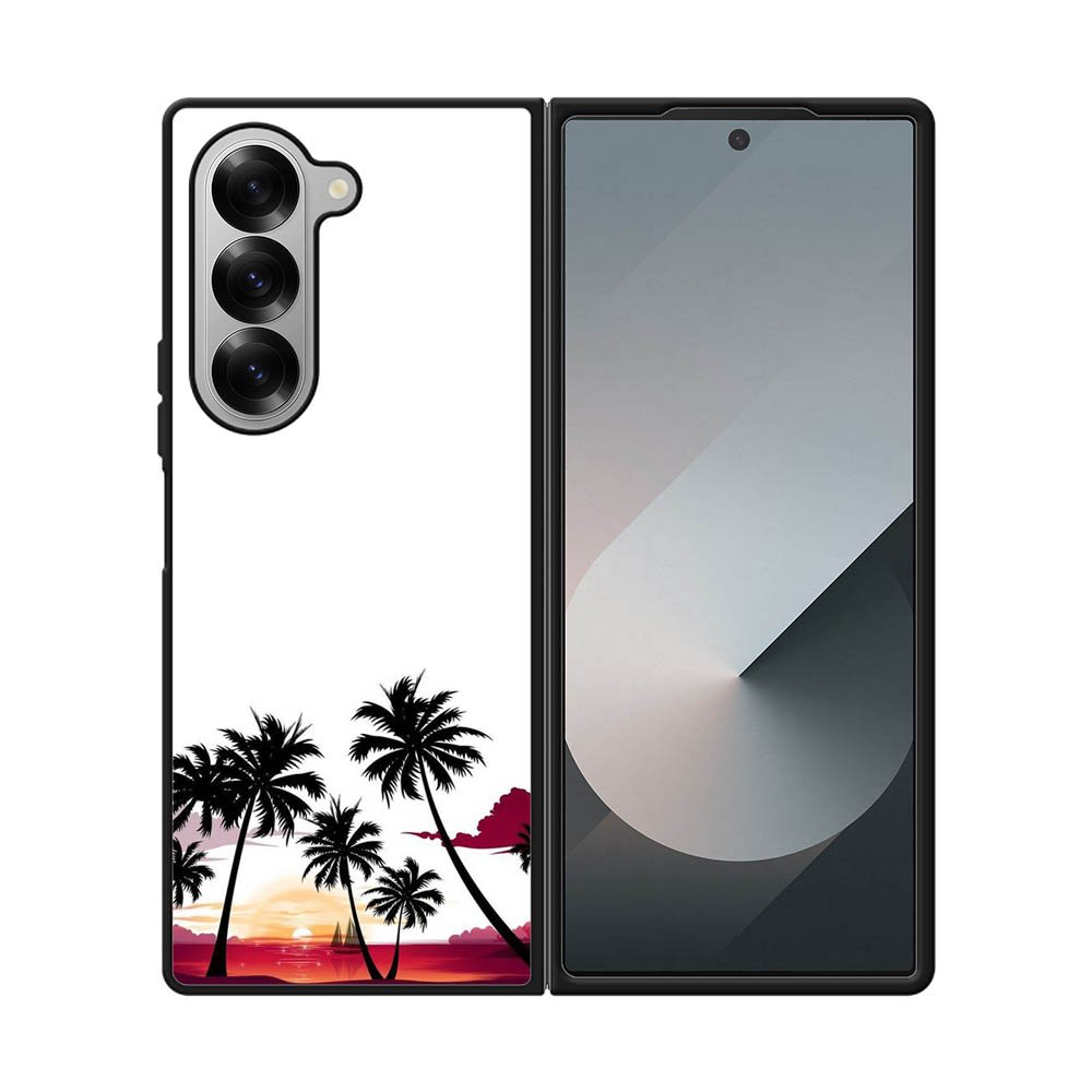 coconut tree FE0069 Samsung Galaxy Fold 7 5G Case