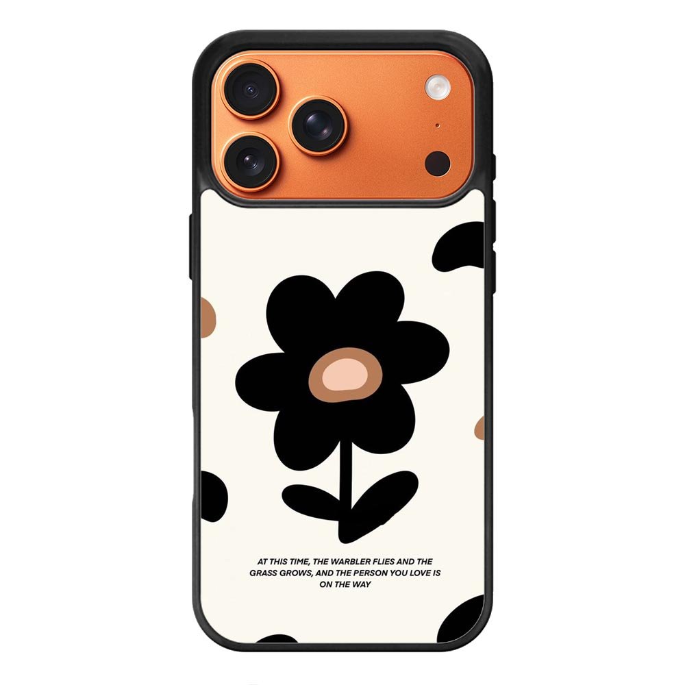 Flower quotes iPhone 17 Pro Case FE0279