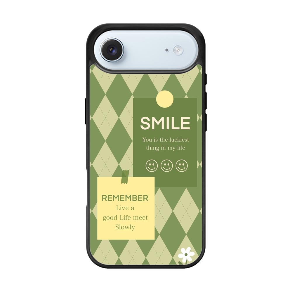 smile green iPhone Air Case FE0572