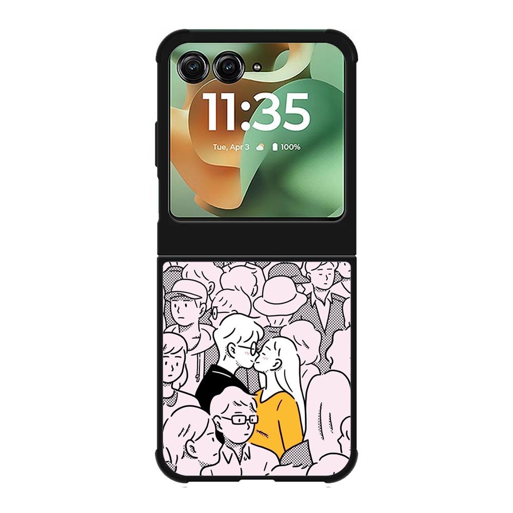 couple art Motorola Moto RAZR 2025 Case FE0173