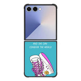 give a girl the right shoes FE0093 Samsung Galaxy Flip 7 5G Case