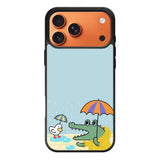 Crocodile and duck iPhone 17 Pro Max Case FE0179