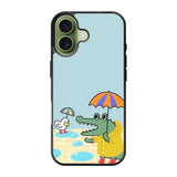 Crocodile and duck iPhone 17 Case FE0179
