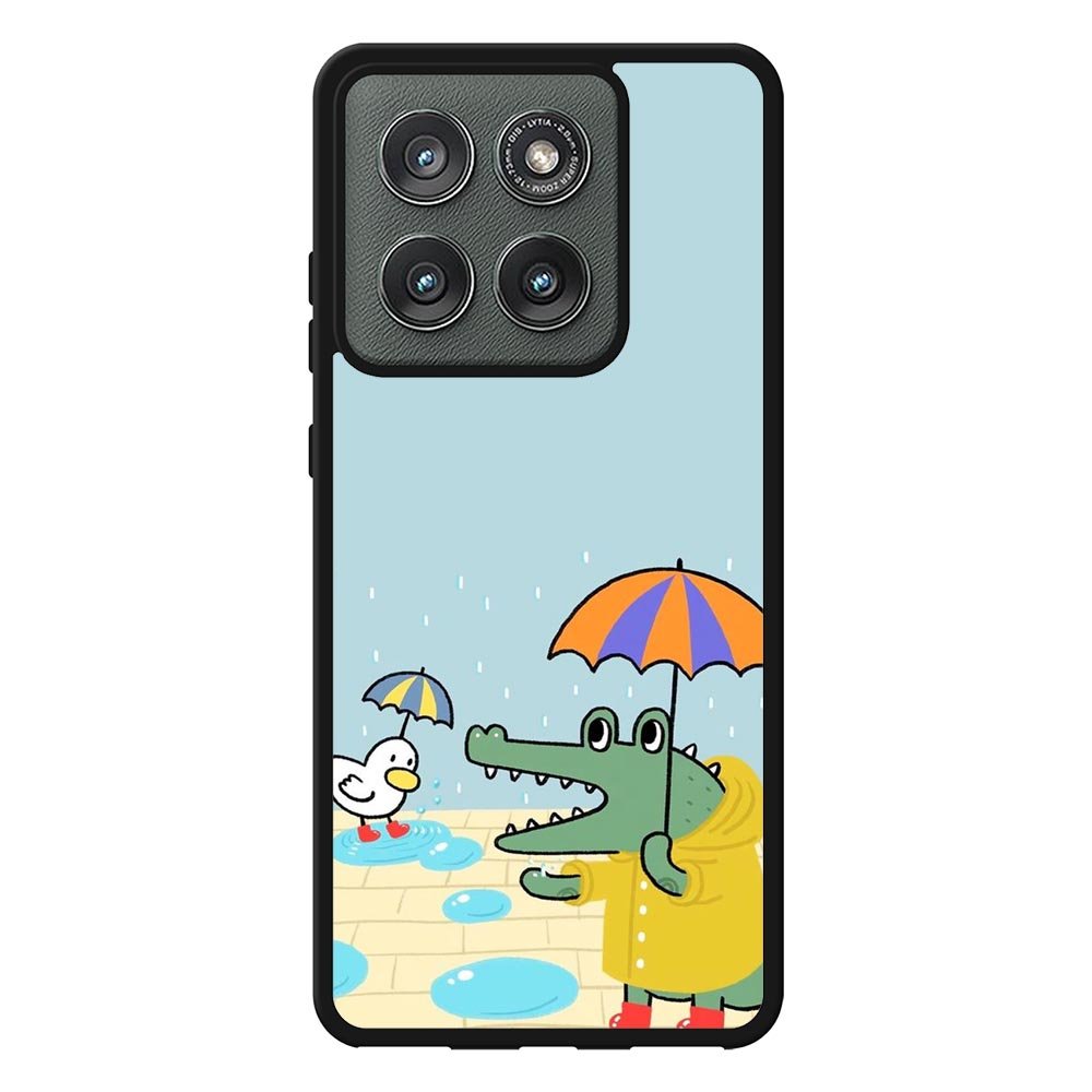 Crocodile and duck Motorola Moto Edge 2025 Case FE0179