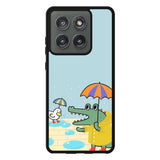 Crocodile and duck Motorola Moto Edge 2025 Case FE0179
