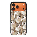 cat pattern cute iPhone 17 Pro Max Case FE0142