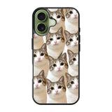 cat pattern cute iPhone 17 Case FE0142