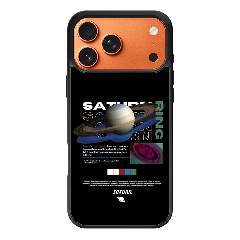 Saturn planet iPhone 17 Pro Case FE0548