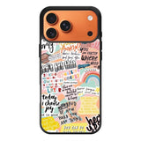 Quotes sticker iPhone 17 Pro Max Case FE0520