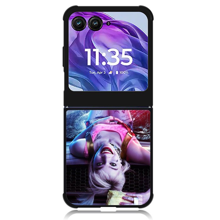 harley quinn 3rd Motorola Moto Razr 2024 , Moto Razr 50 Case