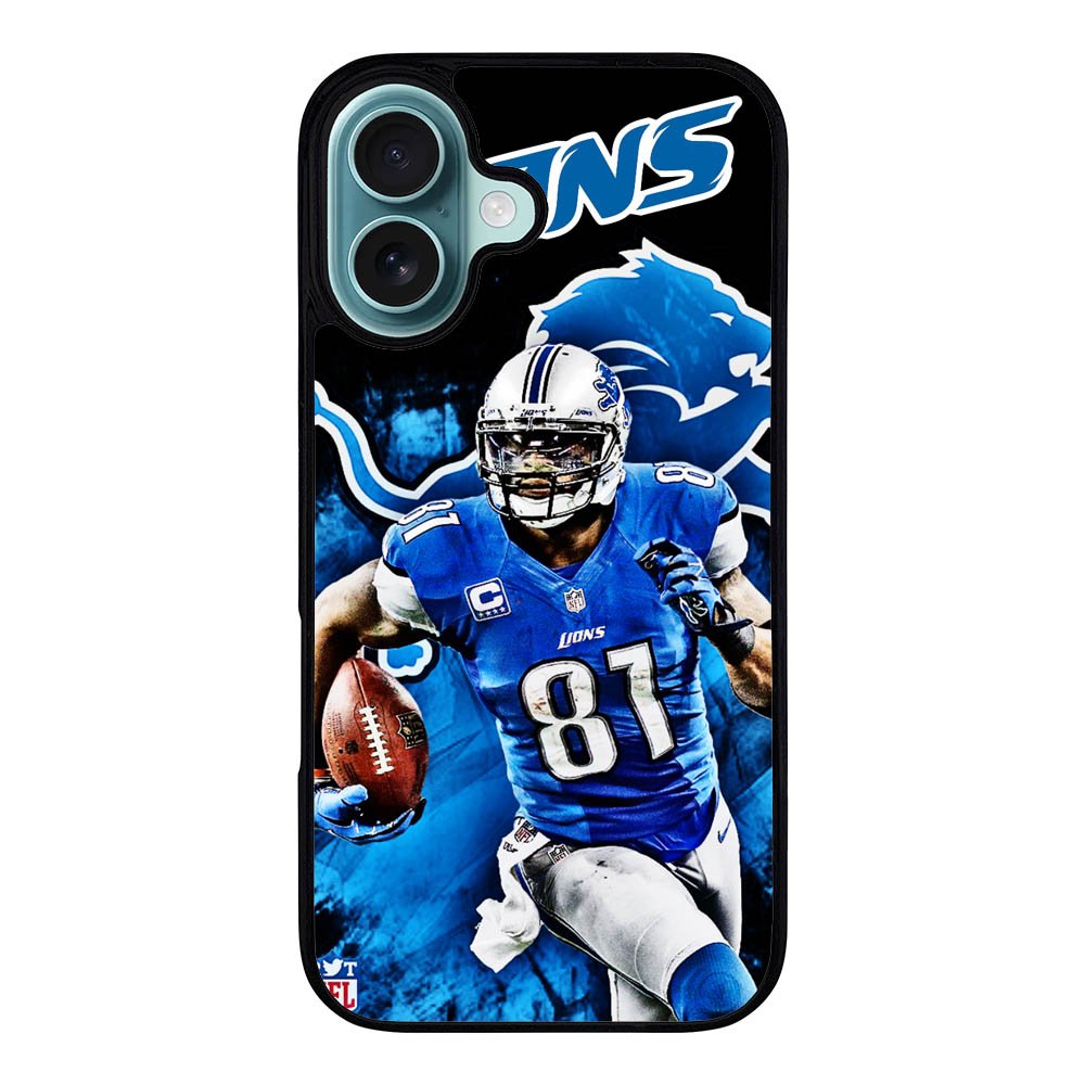 Detroit Lions Case iPhone 16 Plus BC2672