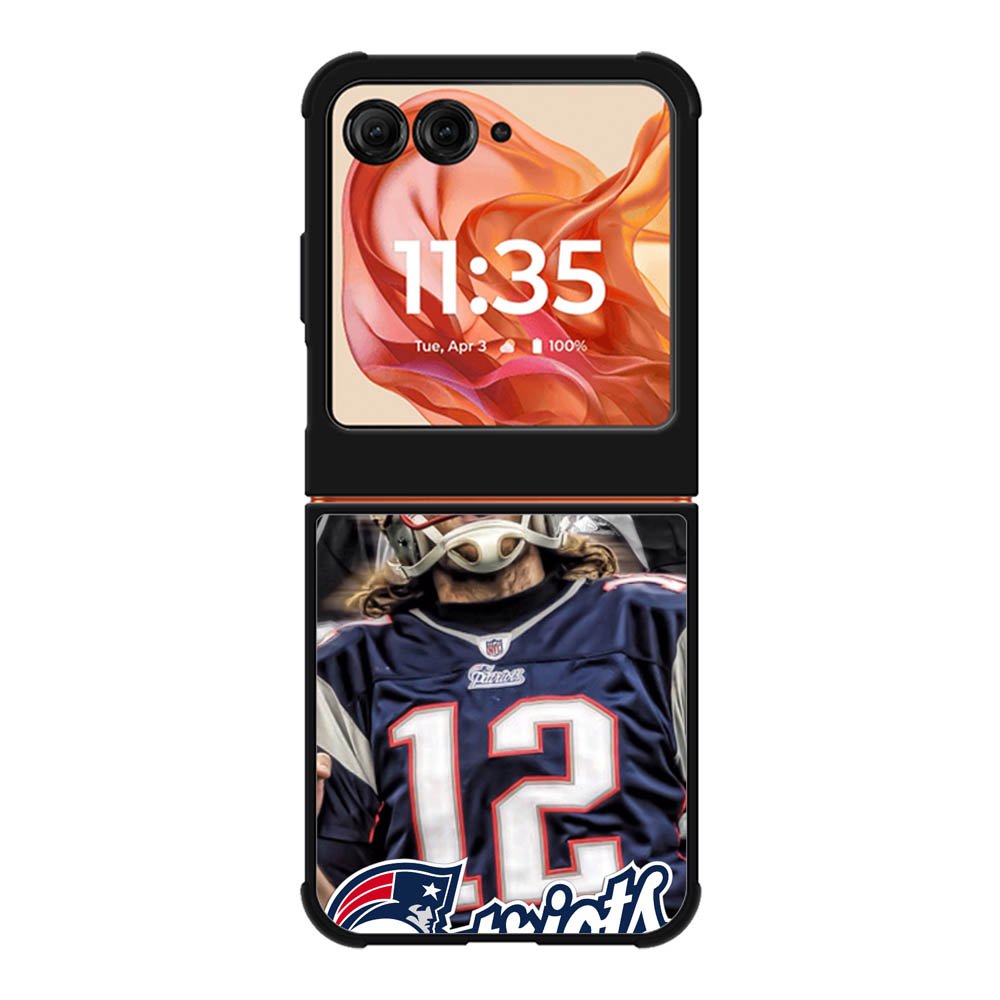 New England Patriots Motorola Moto Razr 2025/2024 , Moto Razr 60/50 Case BC2670