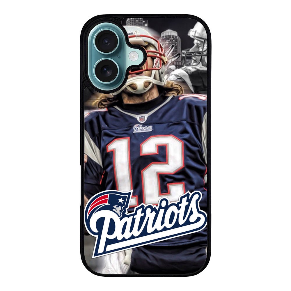 New England Patriots Case iPhone 16 Plus BC2670