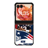 New England Patriots Motorola Moto Razr 2025/2024 , Moto Razr 60/50 Case BC2669