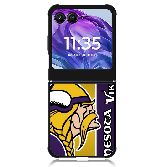 minnesota vikings 2nd Motorola Moto Razr 2024 , Moto Razr 50 Case
