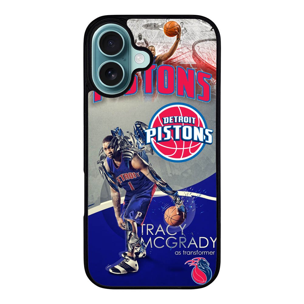 Detroit Pistons Case iPhone 16 Plus BC2644