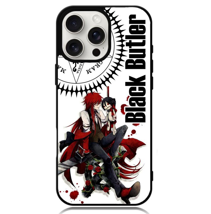 Black Butler Grell Case iPhone 16 Pro Max BC2638