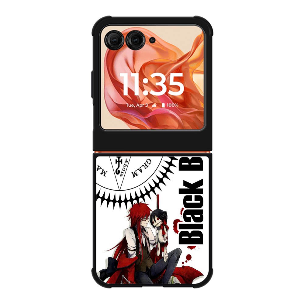 Black Butler Grell Motorola Moto Razr 2025/2024 , Moto Razr 60/50 Case BC2638