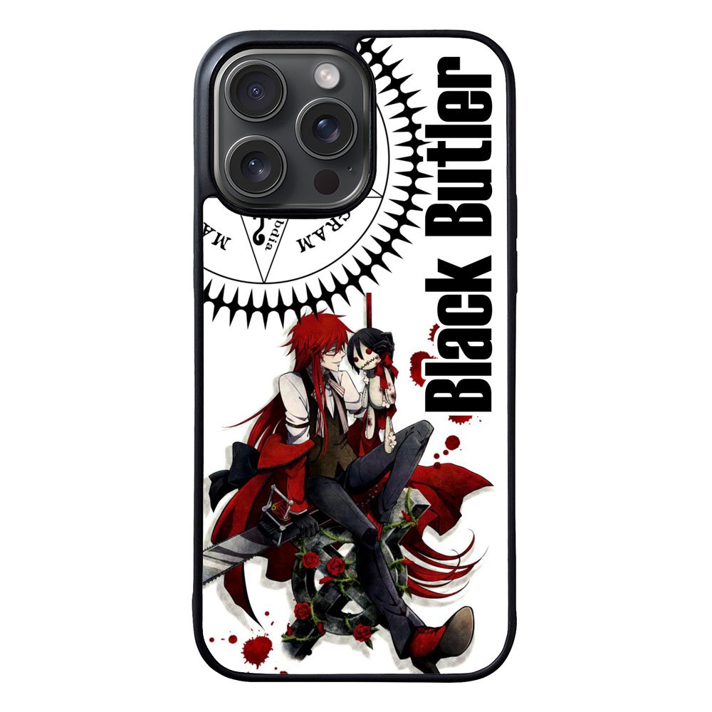 Black Butler Grell Case iPhone 15 Pro BC2638