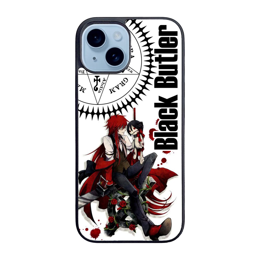Black Butler Grell Case iPhone 15 BC2638