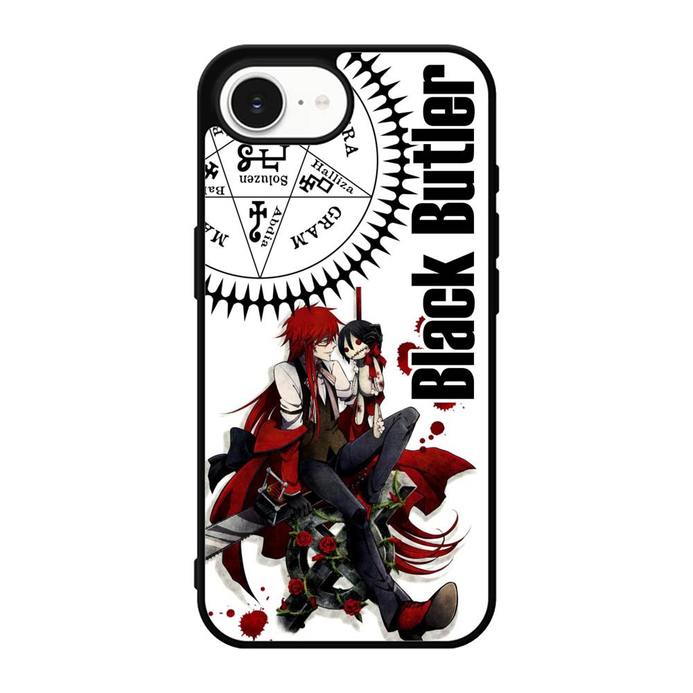 Black Butler Grell iPhone 16e Case BC2638