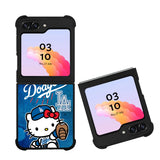dodgers baseball hello kitty Case Samsung Galaxy Z Flip 5 5G BC2626